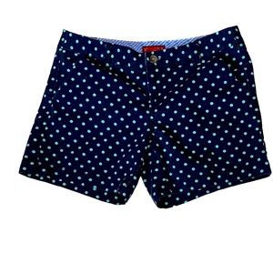Morona navy/teal polkadot shorts, women’s size 2